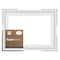 Ampersand™ White 1.5" Depth Face Bold Edge Floaterframe